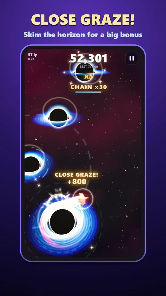Event Horizon – A close graze just outside the event horizon