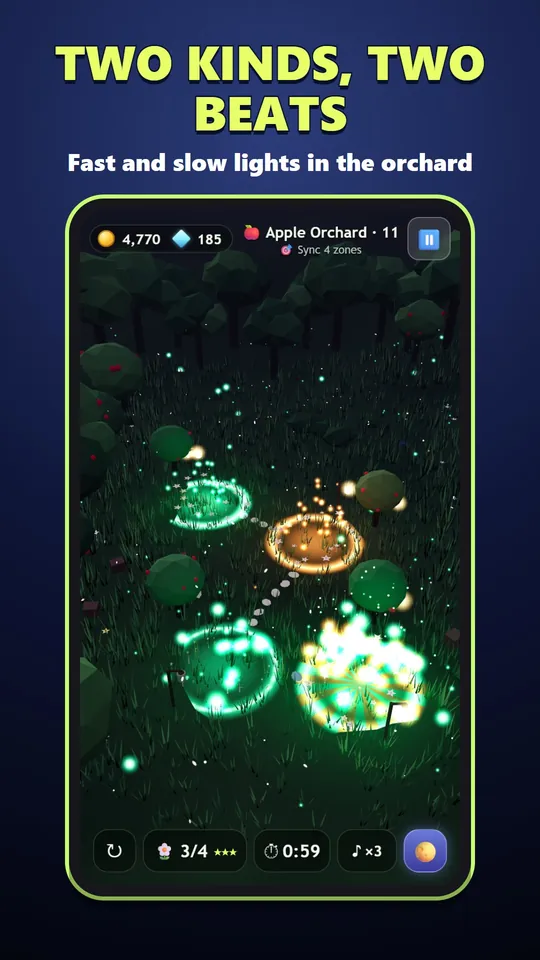 Firefly Sync – Zwei Glühwürmchenarten im Obstgarten