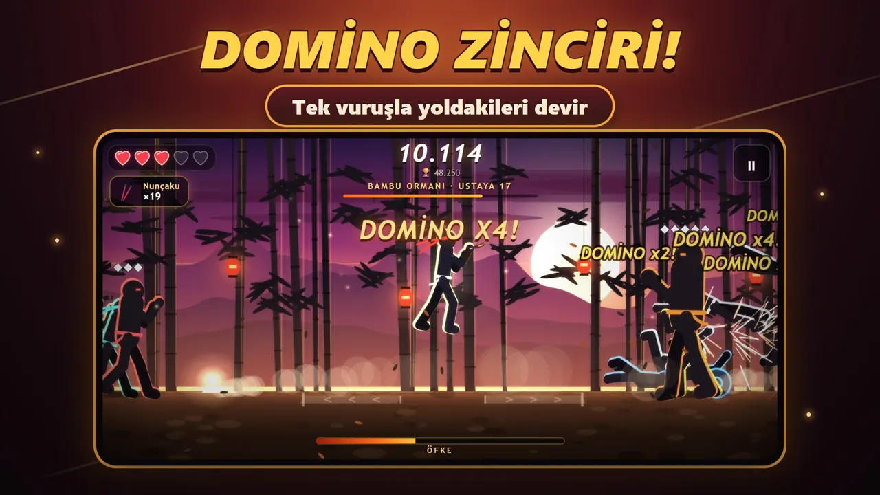 Fury Fist – Bambu Ormanı'nda DOMİNO x4 zinciri