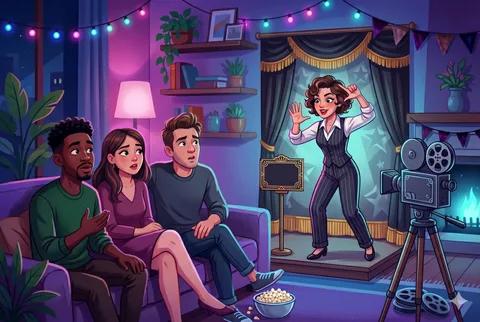 HomeParty Sessiz Sinema oyun ekranı