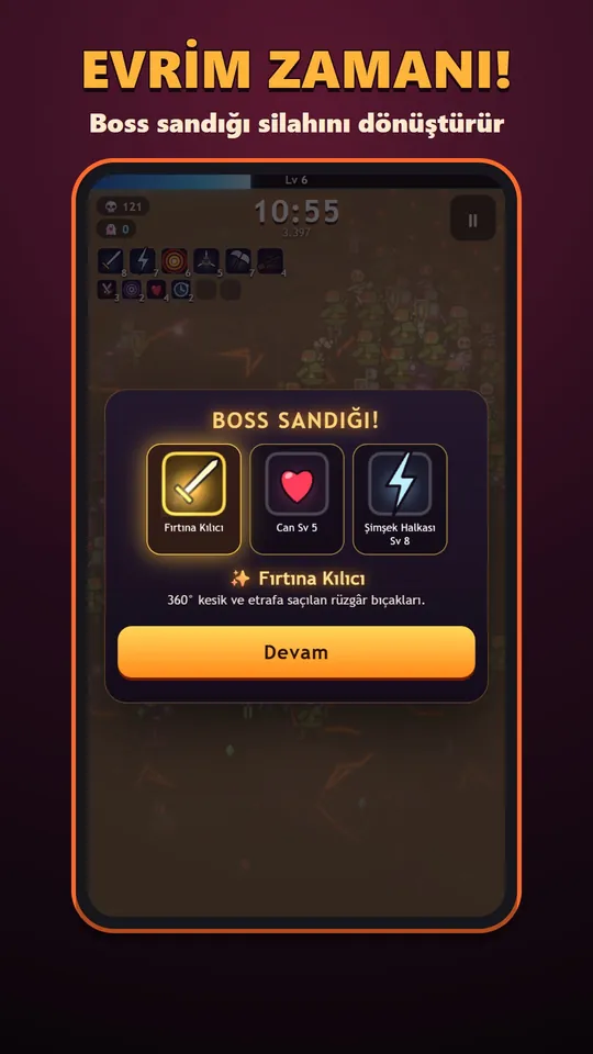 Horde Breaker – Silahı Fırtına Kılıcı'na evrimleştiren boss sandığı