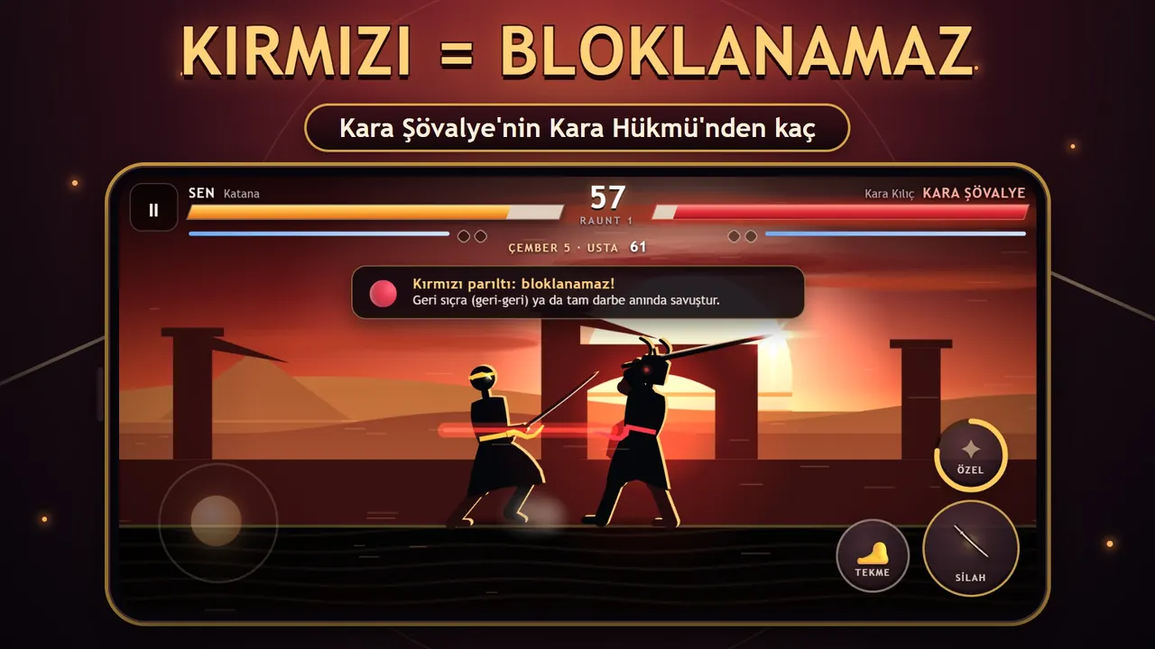 Iron Duel – Kara Şövalye bloklanamaz kırmızı darbesini hazırlıyor