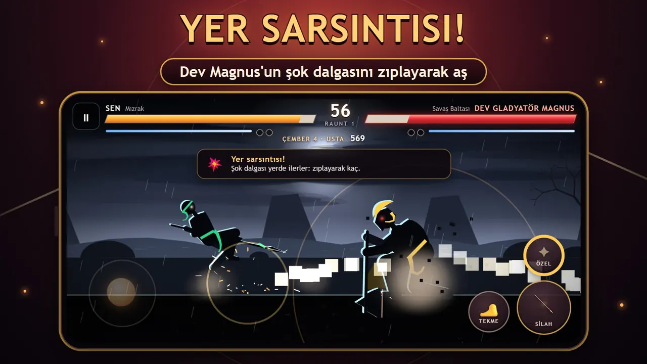 Iron Duel – Magnus'un yeri sarsan şok dalgasının üstünden zıplamak