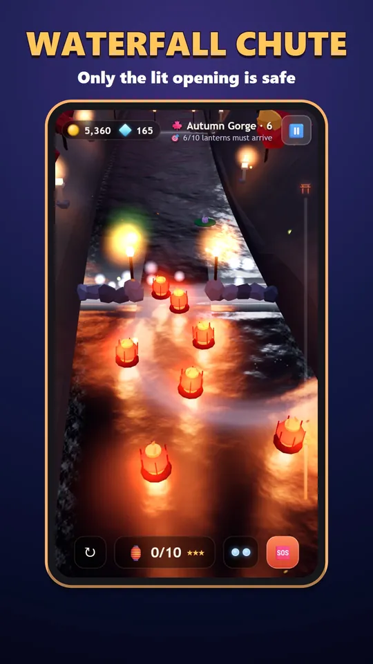 Lantern River – Die Wasserfallrinne in der Herbstschlucht