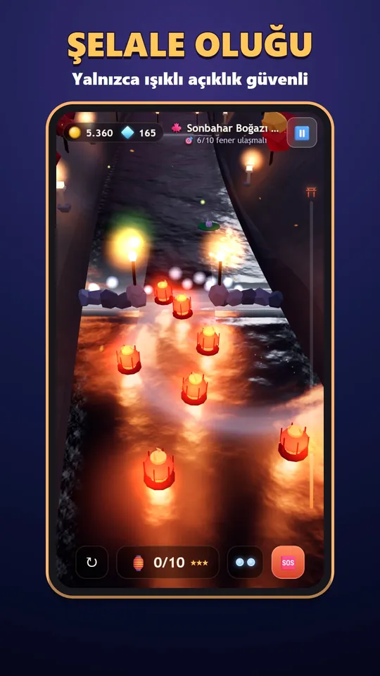 Lantern River – Sonbahar boğazında şelale oluğu