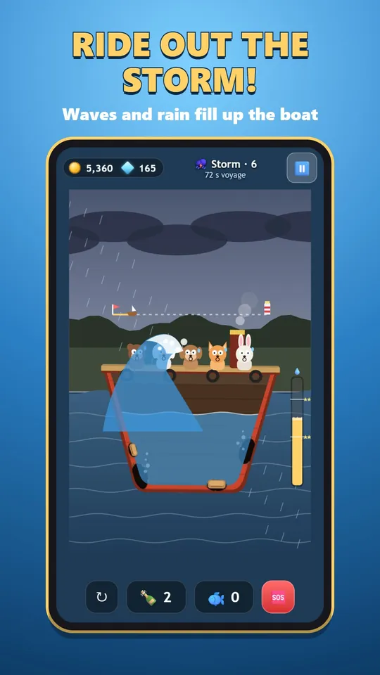 Leaky Boat – Affrontare la tempesta
