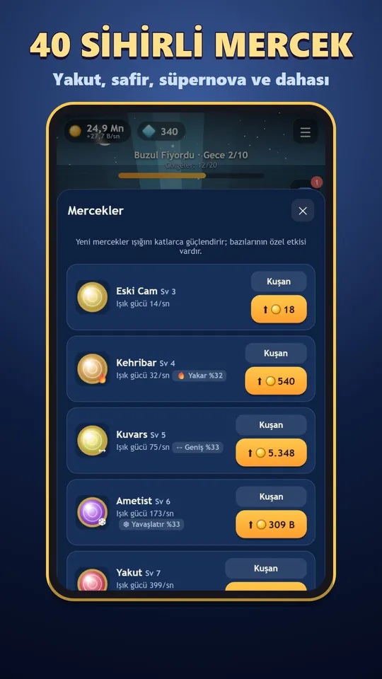 Lightkeeper – 40 sihirli mercek