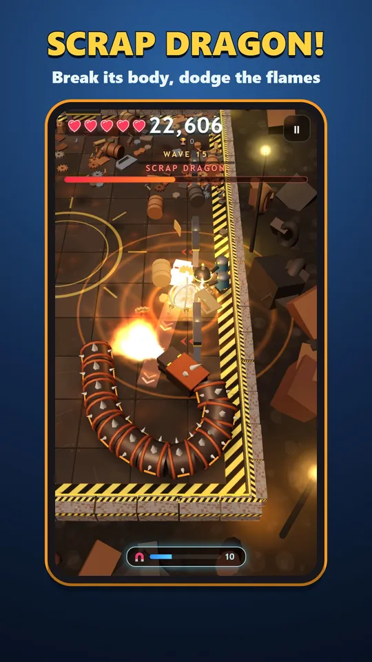Magnet Mayhem – تنين الخردة ينفث النار