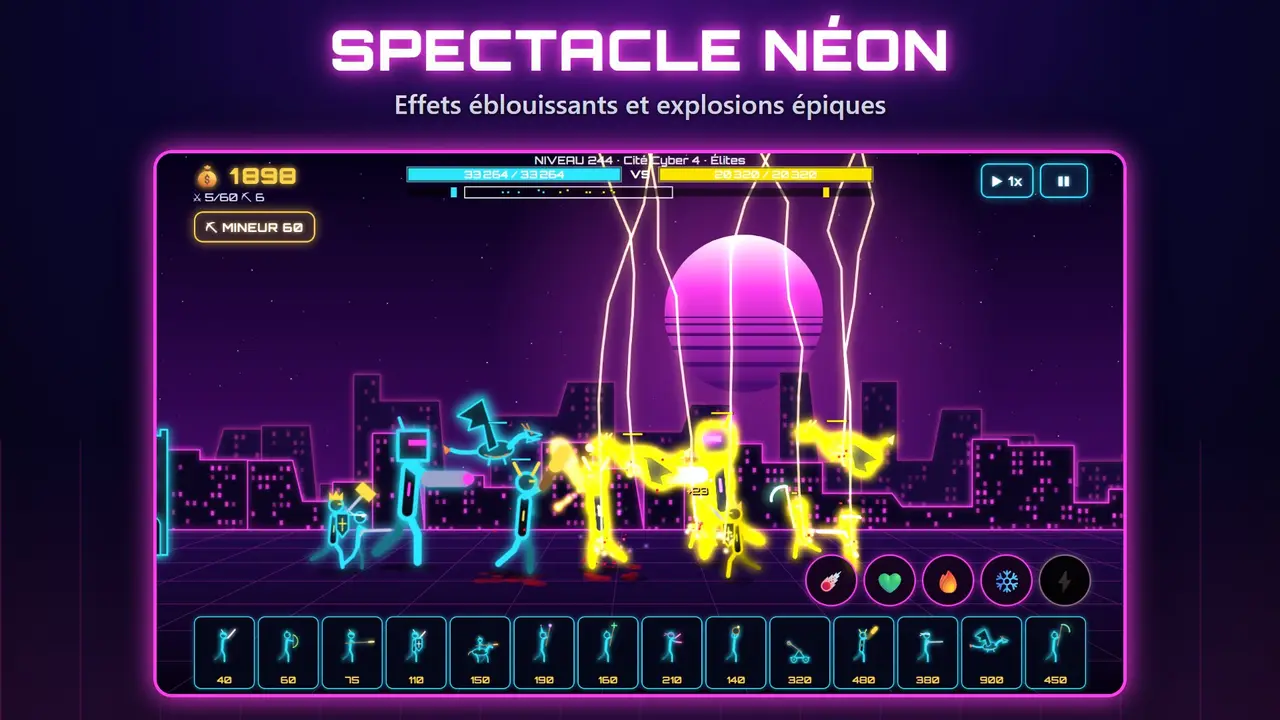 Neon Châteaux – SPECTACLE NÉON. Effets éblouissants et explosions épiques