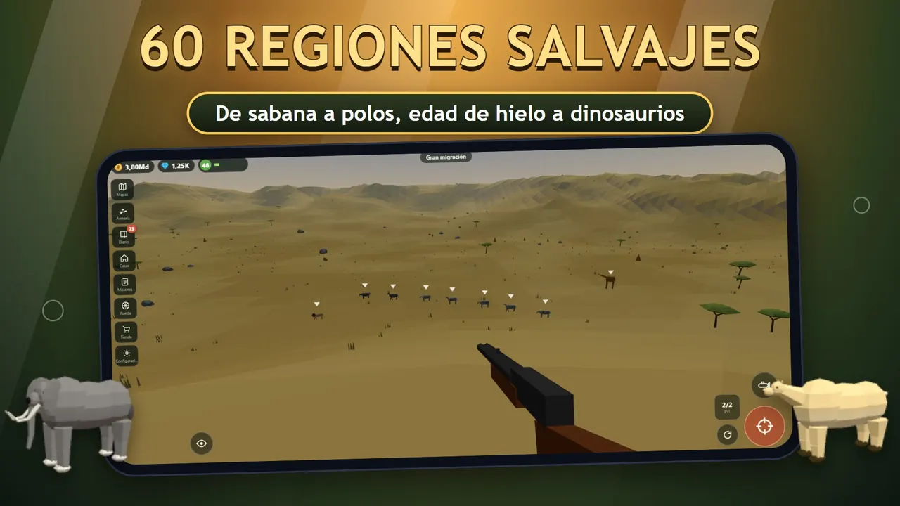 Sniper Diary: mapa de 60 regiones salvajes