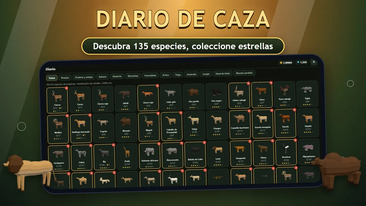 Sniper Diary: diario de caza con 135 especies