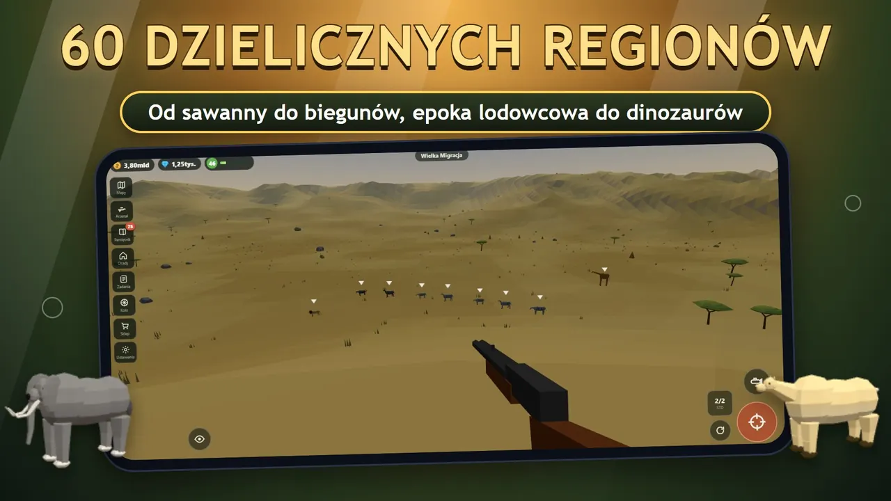 Sniper Diary: mapa 60 dzikich regionów