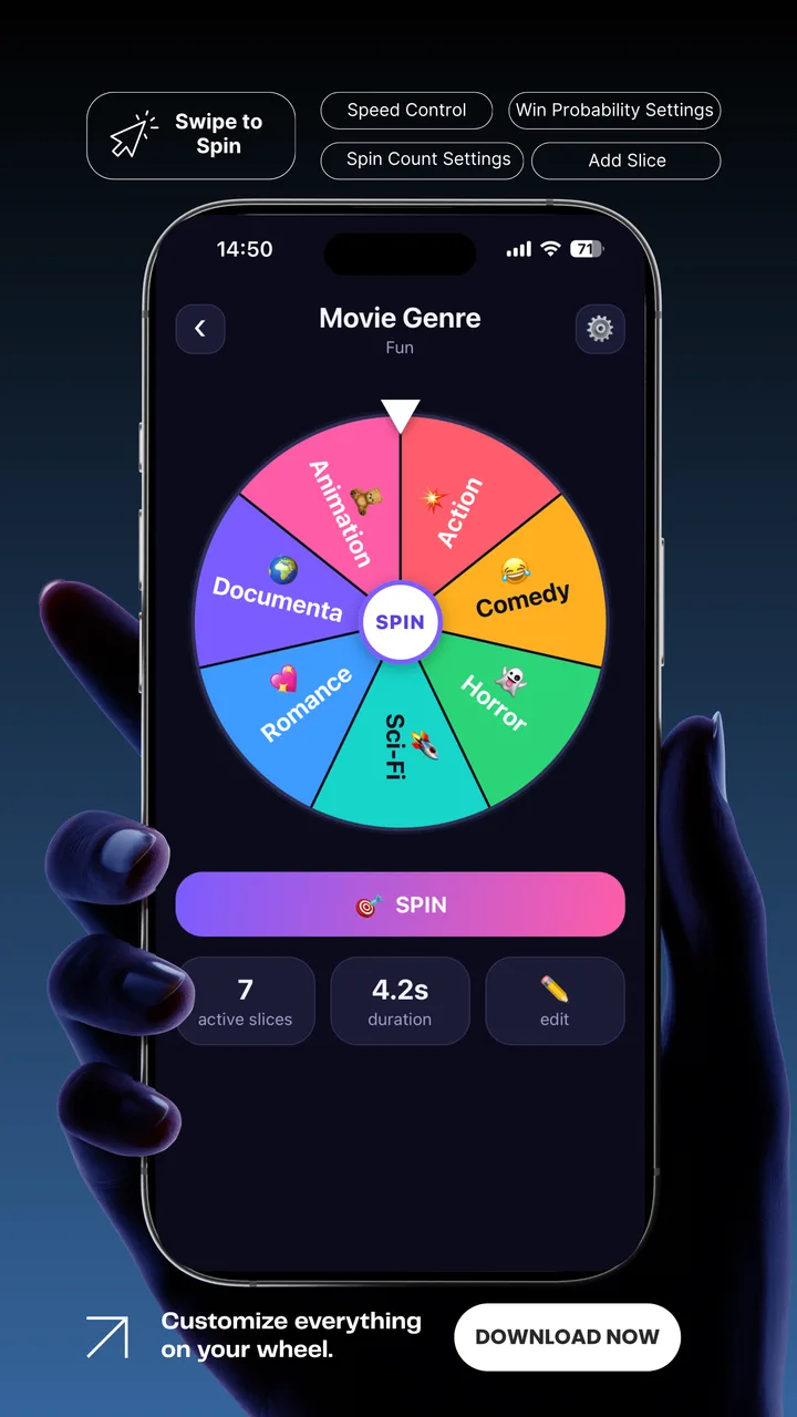Spinify dönüş ayarları