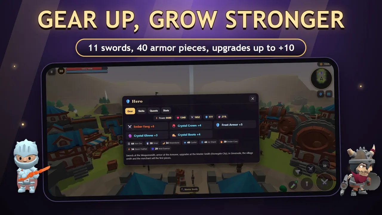 Wildblade – Swords, armor and upgrades