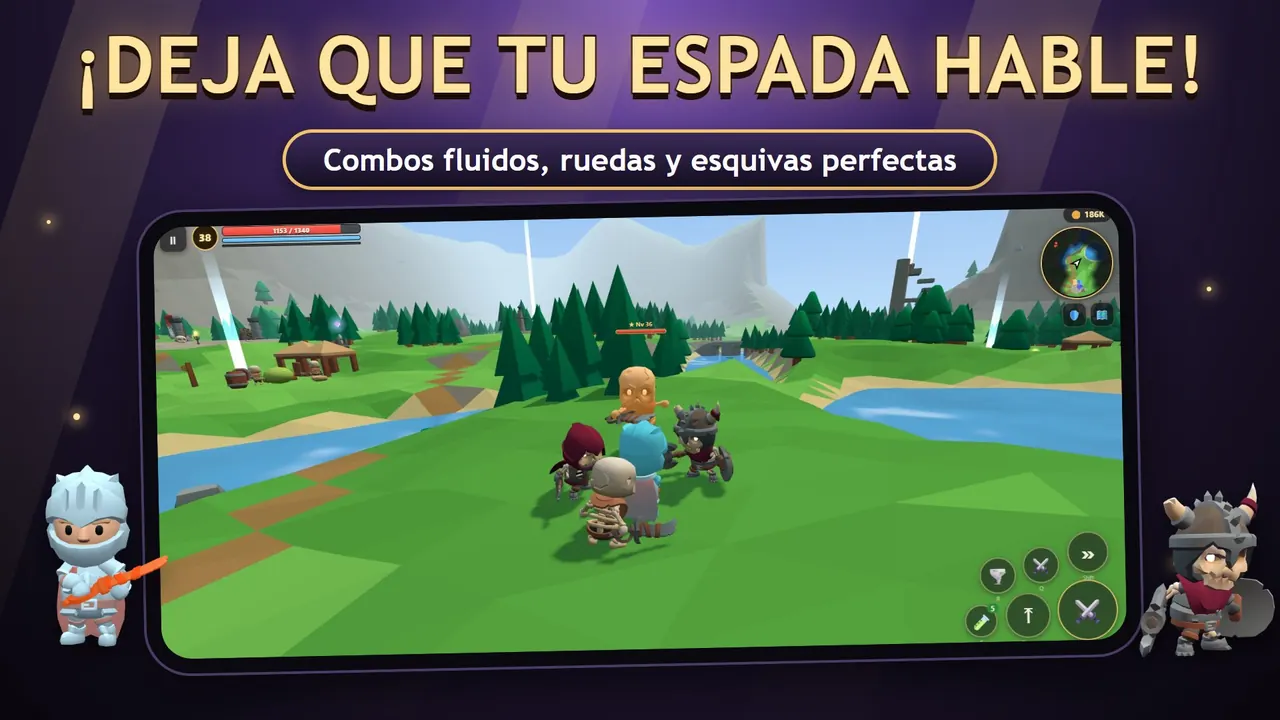 Wildblade – Combo fluido de espada y una esquiva perfecta