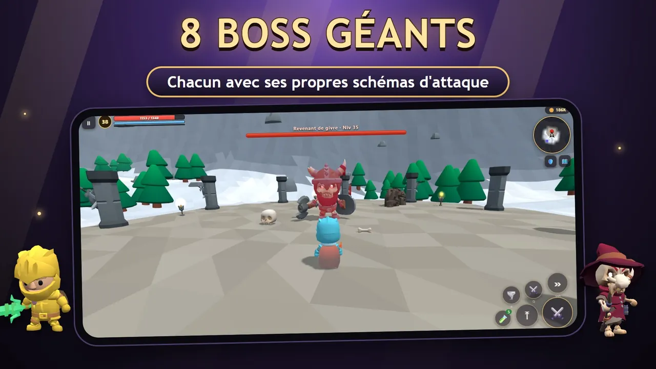 Wildblade – Un combat contre un boss géant