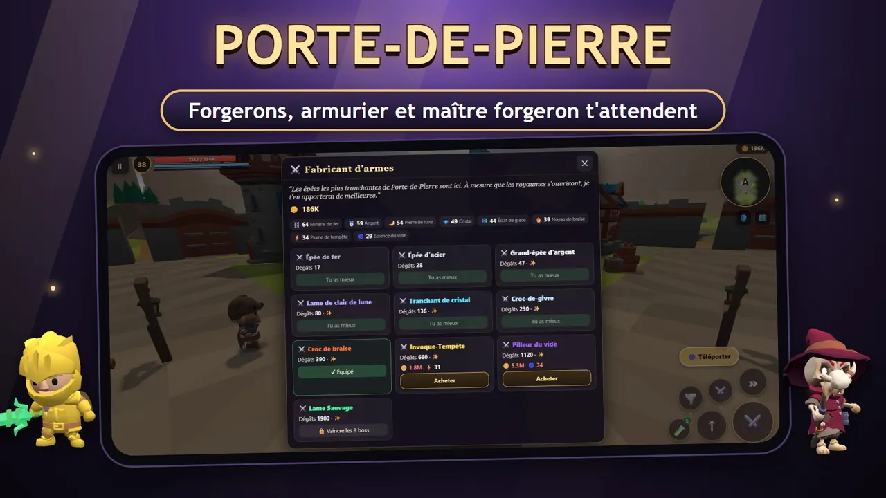 Wildblade – La Cité Porte-de-Pierre et ses boutiques