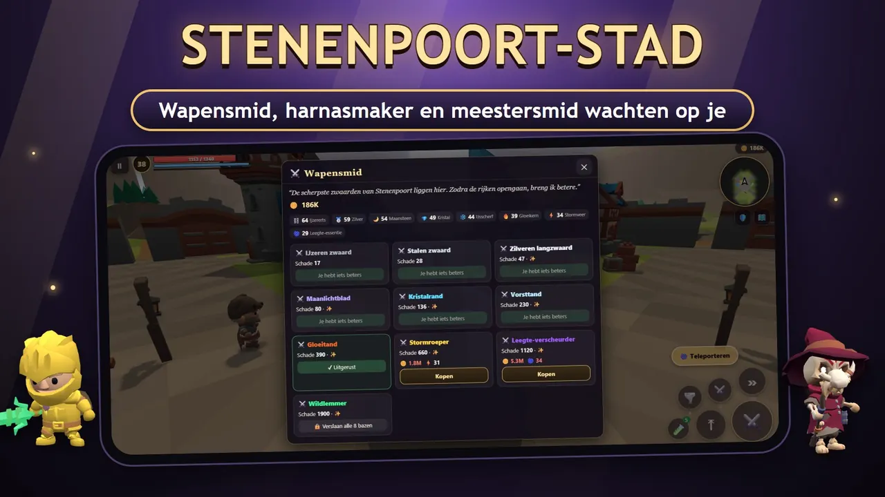 Wildblade – Stenenpoort-stad en de winkels