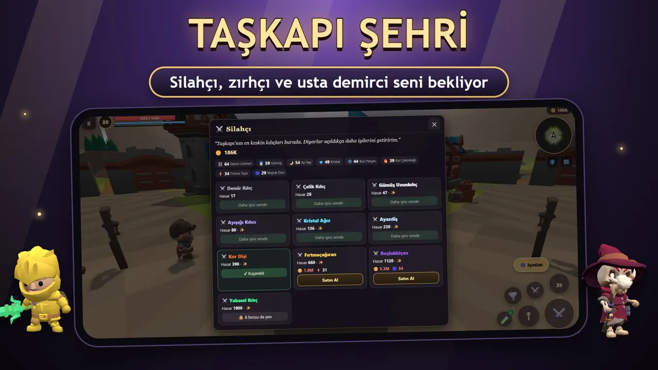 Wildblade – Taşkapı Şehri ve dükkânlar