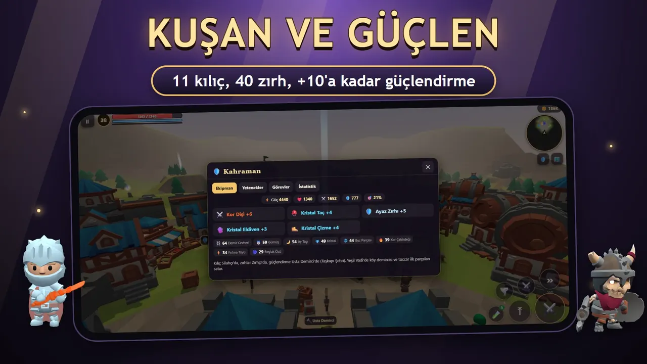 Wildblade – Kılıçlar, zırhlar ve güçlendirme